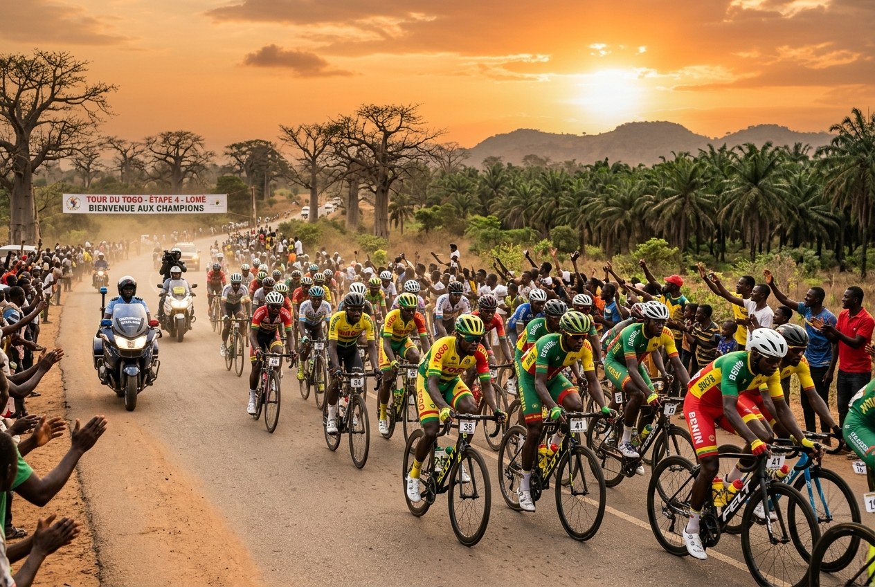 Franck Orocoti, Tour du Togo ou Tour du Bénin, cyclisme africain