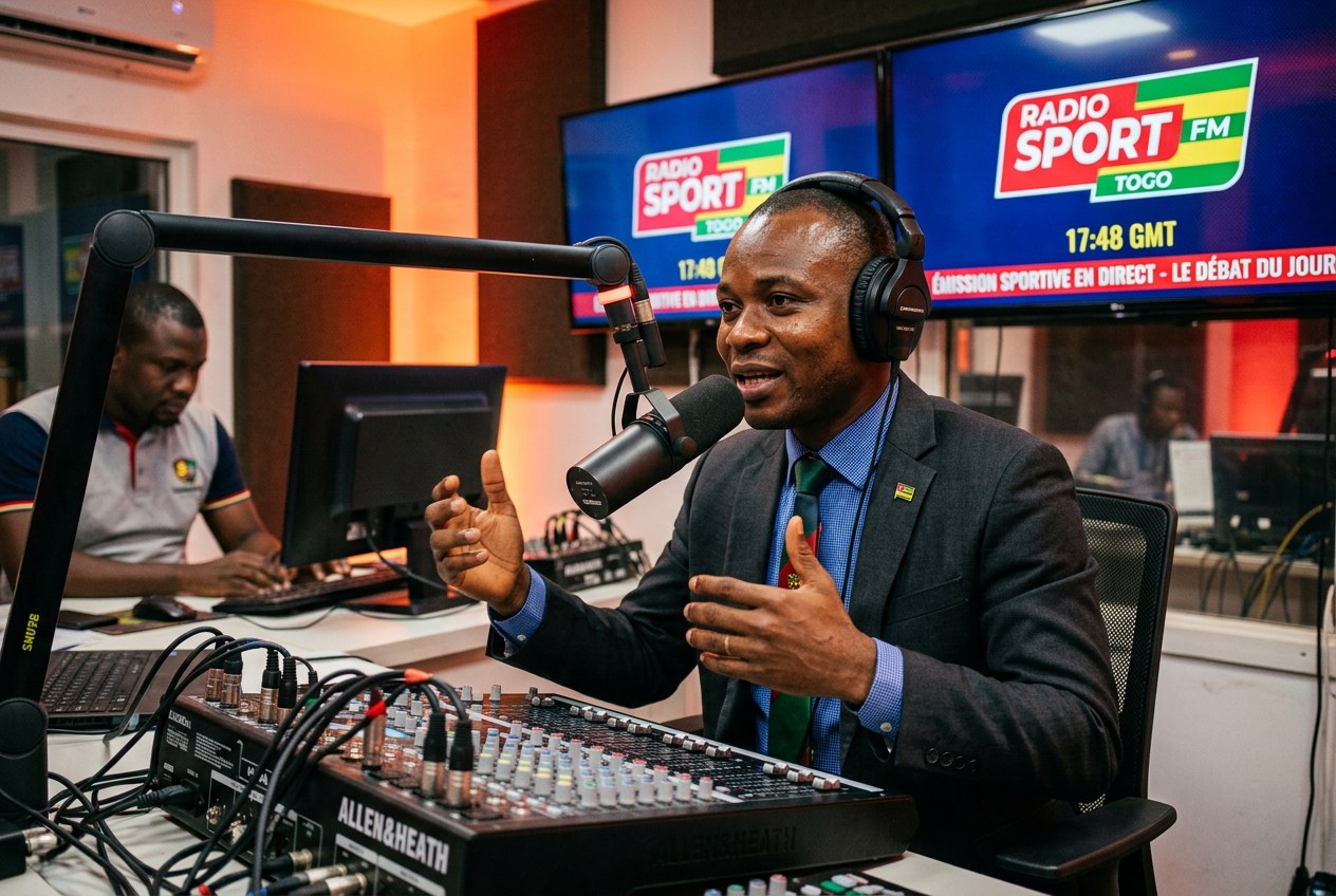 Franck Orocoti sur Radio Sport FM, émission Surface de Vérité, Togo